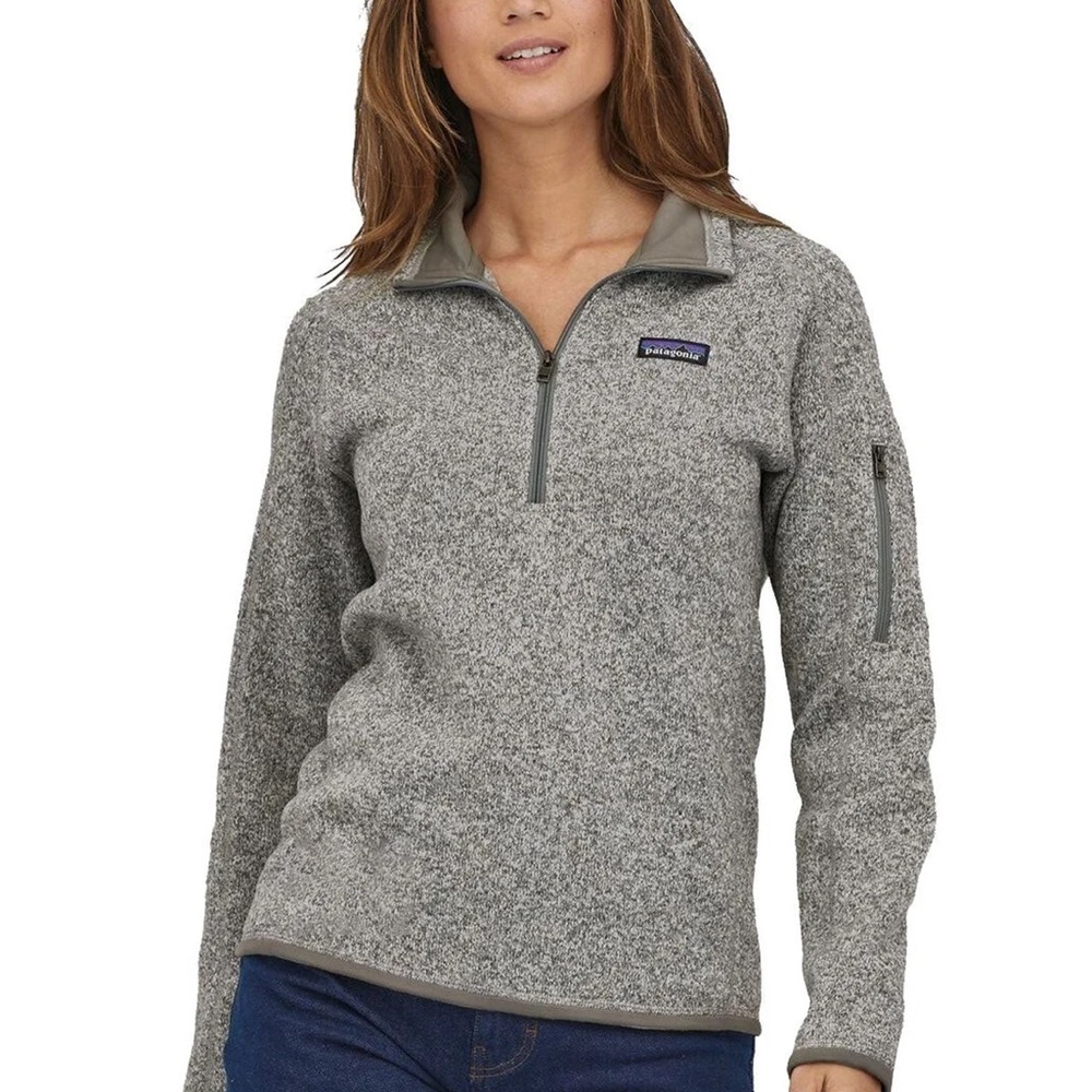 Patagonia Better Sweater 1/4 - Zip Fleece in Birch White - Picture 1 of 10